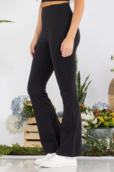 Women's Yoga Flare High Waisted Buttery Soft Pants (Medium only) style 2