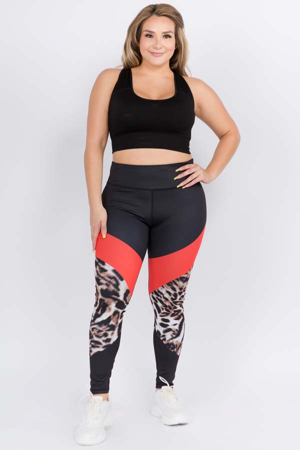cheetah print leggings workout