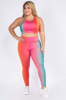 Women's Sunny Haze Tie Dye Activewear Sports Bra style 4