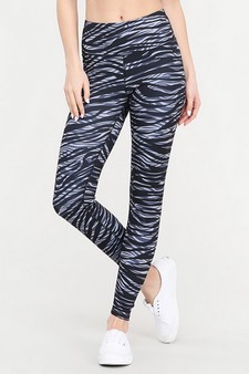 Women's Zebra Print Activewear Set style 6