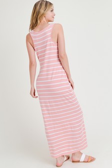 *** NY ONLY - Women's Striped Tank Maxi Dress style 4
