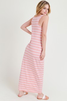 *** NY ONLY - Women's Striped Tank Maxi Dress style 5