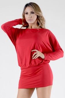 Women's Dolman Sleeve Skirt Dress style 2