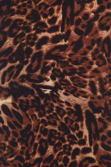 Women's Cheetah Print Bodycon Dress style 5