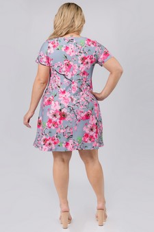 Cherry Blossom Printed Dress style 3