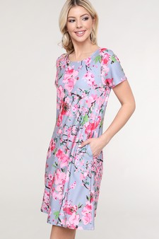 Cherry Blossom Printed Dress style 3