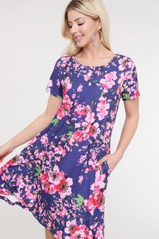 Cherry Blossom Printed Dress style 6