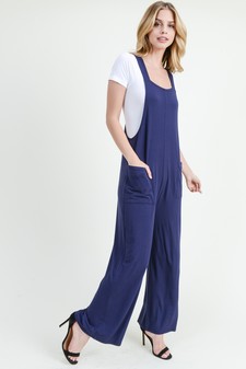 Women's Wide Leg Jumpsuit Overalls with Pockets style 2