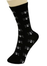 BUTTERFLIES AND SPIDERS CREW CUT NOVELTY SOCKS style 3