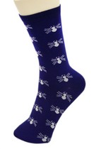 BUTTERFLIES AND SPIDERS CREW CUT NOVELTY SOCKS style 6