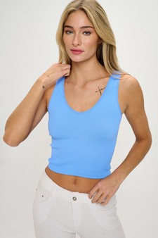 Women’s Your New Go-To Reversible Ribbed Seamless Tank style 4