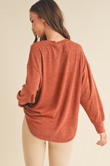 Women's Relax Drop-Sleeves Top style 3