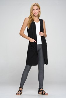 Women’s Layering Essential Sleeveless Knit w/Pockets style 4
