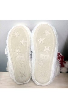 Women's Cable Knit Faux Sherpa Lined Slippers style 8
