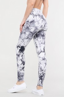 Women's Buttery Soft Tie Dye Activewear Leggings (Large only) style 3