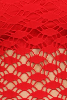 (w/hanger) RED Lady's Seamless Underwear Set style 5