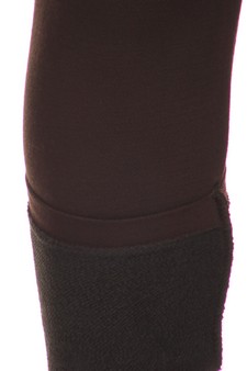 High Waist Compression Tights with French Terry Lining style 5