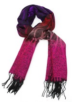 SPROUTING TULIPS PASHMINA SCARF style 2