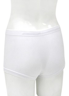 Lady's Seamless Solid Color Cotton Boy Short Underwear style 5