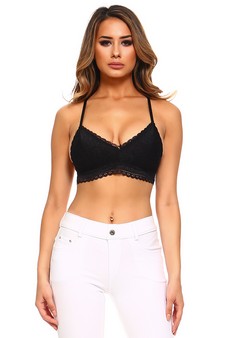 Lace Padded Bralette Top
