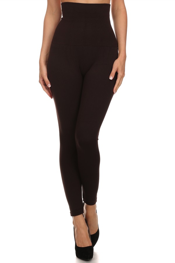 High Waist Compression Tights with 