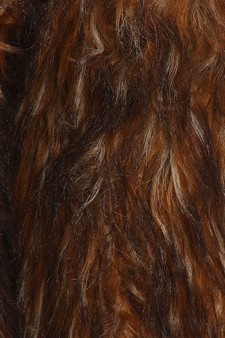 LADY'S FURRY LEG WARMER WITH THREE TONED HIGHLIGHTS style 4