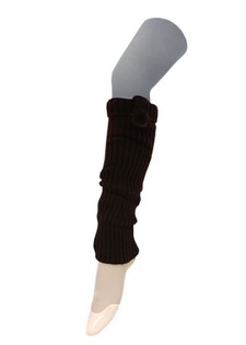POM POM KNITTED LEG WARMERS style 6