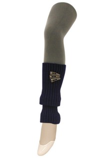 KNIT LEGWARMERS WITH FAUX HORN TOGGLE BUTTONS style 2