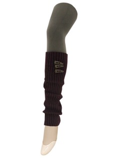 KNIT LEGWARMERS WITH FAUX HORN TOGGLE BUTTONS style 3