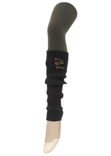 KNIT LEGWARMERS WITH FAUX HORN TOGGLE BUTTONS style 4