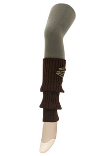 KNIT LEGWARMERS WITH FAUX HORN TOGGLE BUTTONS style 5