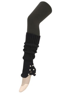FLARED BELL BOTTOM KNIT SPATS LEGWARMERS style 3