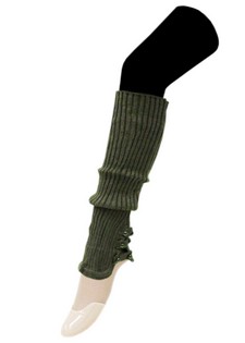 FLARED BELL BOTTOM KNIT SPATS LEGWARMERS style 7