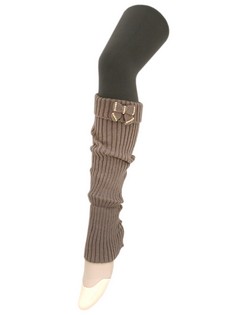KNITTED LEGWARMERS WITH EMBELLISHED BOWS style 7