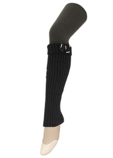 KNITTED LEGWARMERS WITH EMBELLISHED BOWS style 8