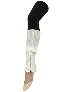ZIPPER DETAIL KNIT LEGWARMERS style 8