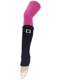 BUCKLE KNIT LEGWARMERS style 3