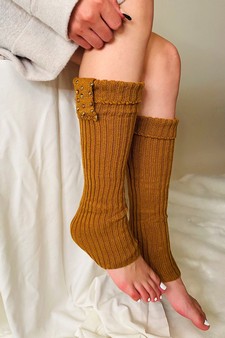 Women's Stud Loop Leg Warmers