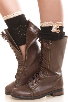 Lady's Fashion Designed Leg Warmer style 6