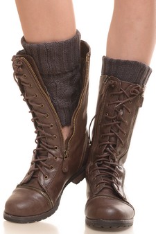 Lady's Fashion Designed Leg Warmer style 4