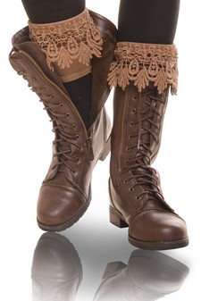 Low cut Damask Lace Boot cuff