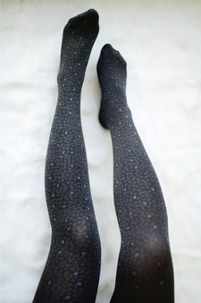 Lady's Stoney Pebbles Design Fashion Tights