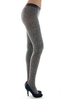 Lady's Pebbles All Over Print Fashion Tights