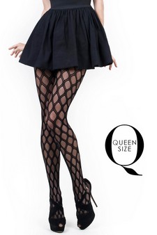 KILLER LEGS Women’s Geo Jacquard Fishnet Tights