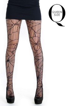 KILLER LEGS Lady's Crackle Print Fishnet Tights