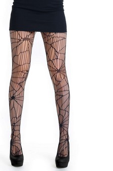 KILLER LEGS Lady's Crackle Print Fishnet Tights