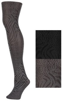 Lady's Hybrid Leopard Design Fashion Tights