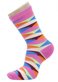 TRIANGULAR PATTERN CREW CUT SOCKS style 6