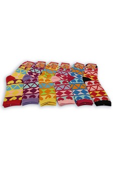 3 Single Pair Bundle Pack Lady's Novelty Crew Socks