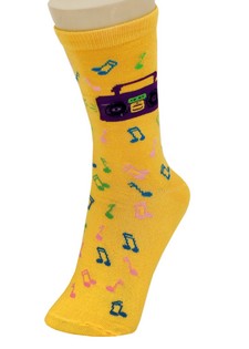 (sold out) MUSIC BOOM BOX CREW SOCKS style 5